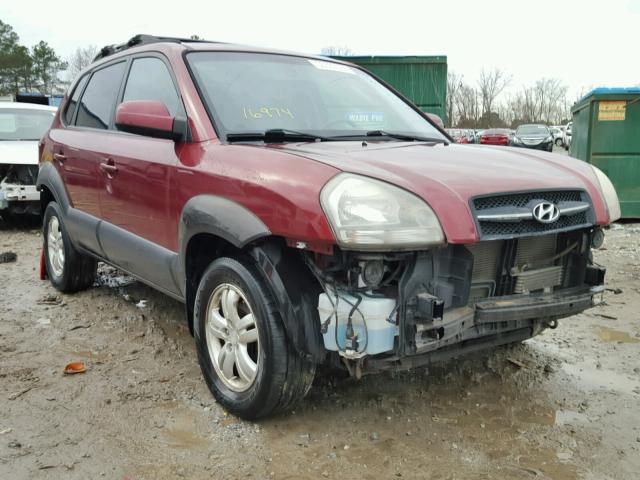 KM8JN72D36U447272 - 2006 HYUNDAI TUCSON GLS MAROON photo 1