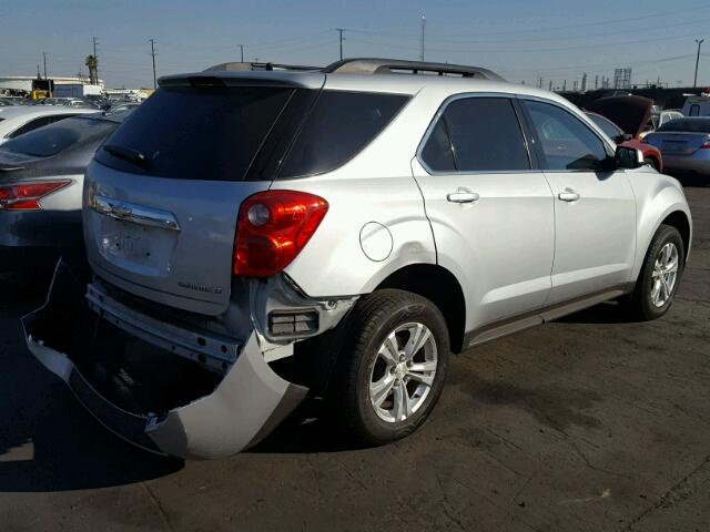 2GNALDEK9D6185487 - 2013 CHEVROLET EQUINOX LT SILVER photo 4