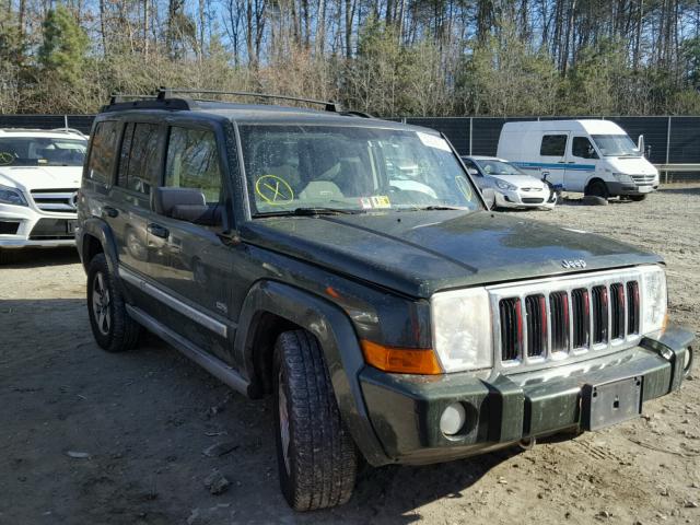 1J8HG48K56C352602 - 2006 JEEP COMMANDER მწვანე ფოტო 1