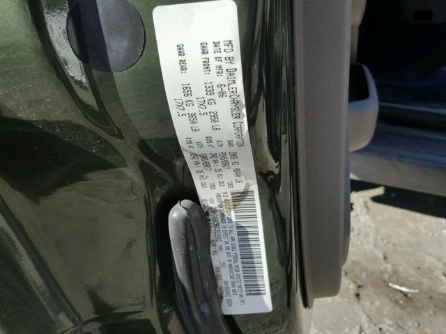 1J8HG48K56C352602 - 2006 JEEP COMMANDER მწვანე ფოტო 10