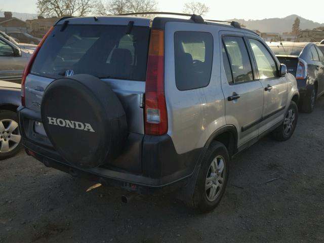 JHLRD78884C042776 - 2004 HONDA CR-V EX SILVER photo 4