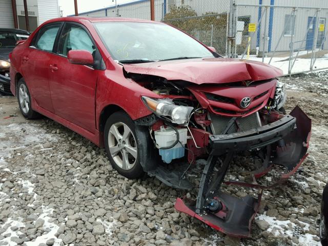 2T1BU4EE6BC731078 - 2011 TOYOTA COROLLA BA RED photo 1