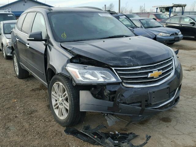 1GNKRGKD2EJ237766 - 2014 CHEVROLET TRAVERSE L BLACK photo 1