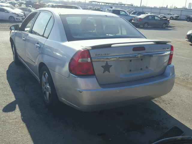 1G1ZU53836F211363 - 2006 CHEVROLET MALIBU LTZ SILVER photo 3