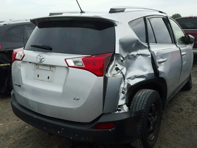 JTMZFREV1FD058103 - 2015 TOYOTA RAV4 LE SILVER photo 4