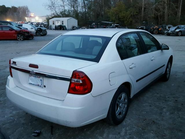 1G1ZS52F35F145255 - 2005 CHEVROLET MALIBU WHITE photo 4