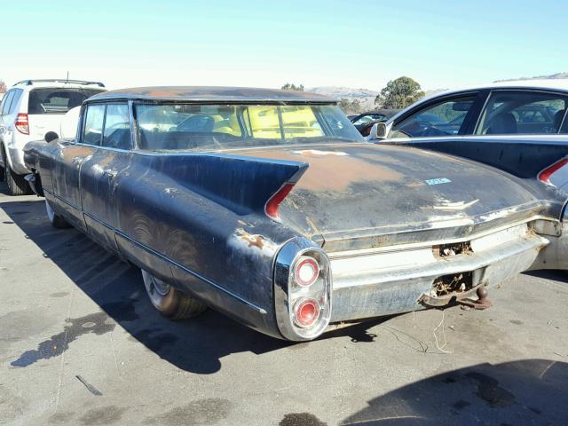 60B053691 - 1960 CADILLAC DEVILLE BLACK photo 3