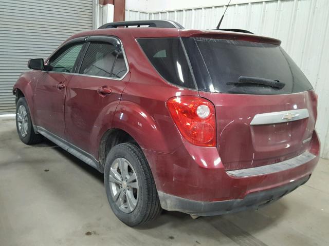 2CNALDEW2A6308114 - 2010 CHEVROLET EQUINOX LT RED photo 3