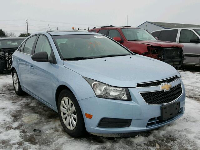 1G1PC5SH4B7118254 - 2011 CHEVROLET CRUZE LS BLUE photo 1