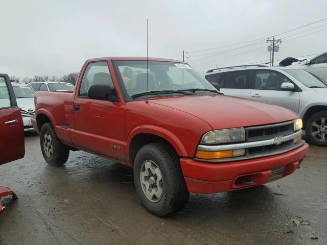 1GCDT14X1X8162818 - 1999 CHEVROLET S TRUCK S1 RED photo 1