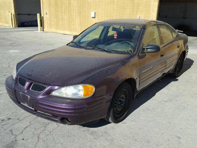 1G2NE52T8XM853622 - 1999 PONTIAC GRAND AM S PURPLE photo 2