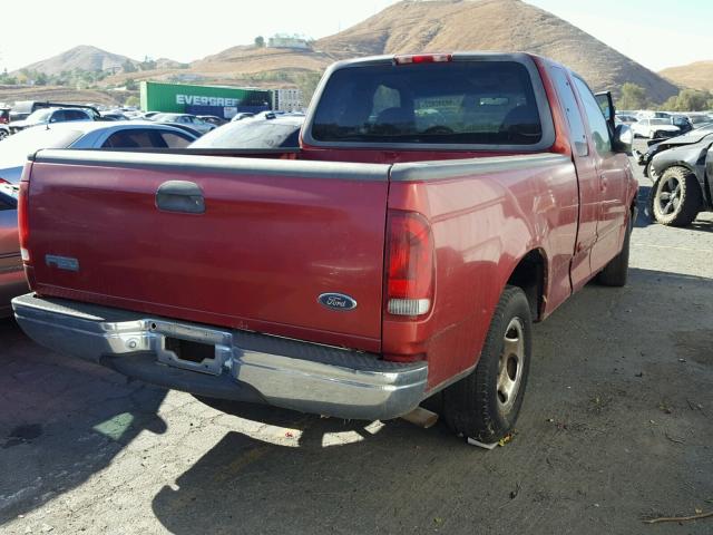 1FTRX17W6YKA48055 - 2000 FORD F150 RED photo 4