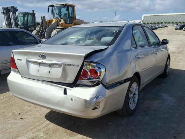 4T1BE32K86U713896 - 2006 TOYOTA CAMRY LE SILVER photo 4