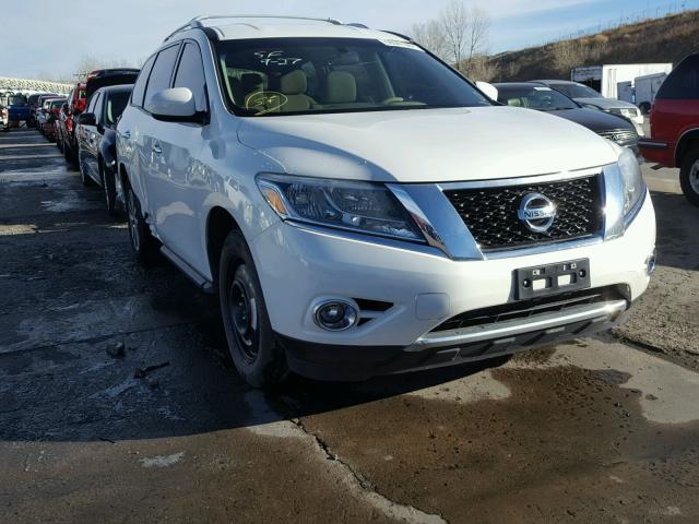 5N1AR2MM2DC610498 - 2013 NISSAN PATHFINDER WHITE photo 1