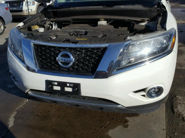 5N1AR2MM2DC610498 - 2013 NISSAN PATHFINDER WHITE photo 7