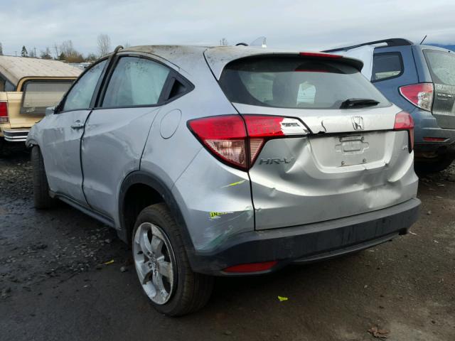 3CZRU6H37GM715680 - 2016 HONDA HR-V LX SILVER photo 3