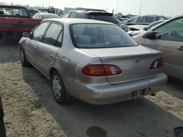 1NXBR12E9YZ389069 - 2000 TOYOTA COROLLA VE BROWN photo 3