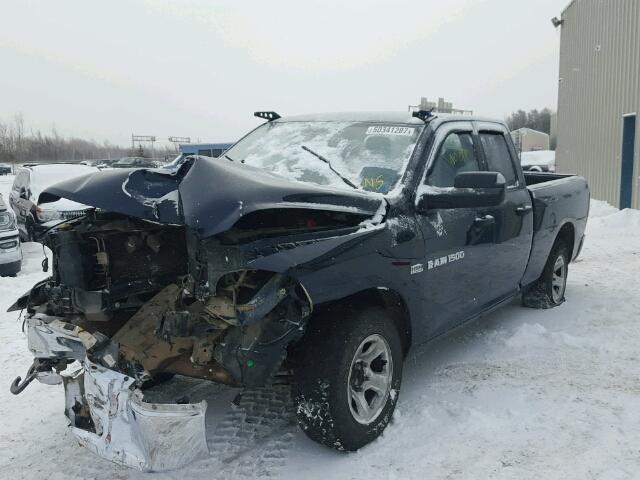 1C6RD7FT7CS296866 - 2012 DODGE RAM 1500 S BLUE photo 2