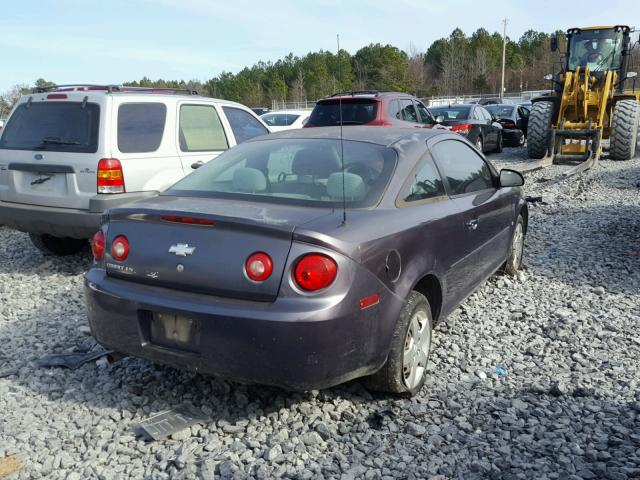 1G1AK15F967691555 - 2006 CHEVROLET COBALT LS PURPLE photo 4