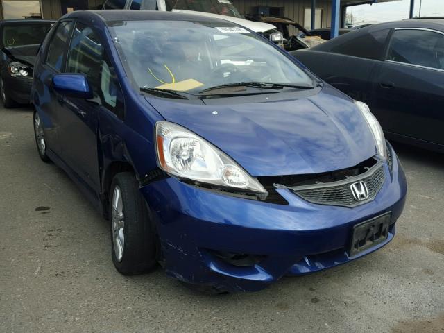 JHMGE8H63AS004233 - 2010 HONDA FIT SPORT BLUE photo 1