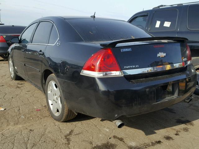 2G1WD58C769369620 - 2006 CHEVROLET IMPALA SUP 黑色 照片 3
