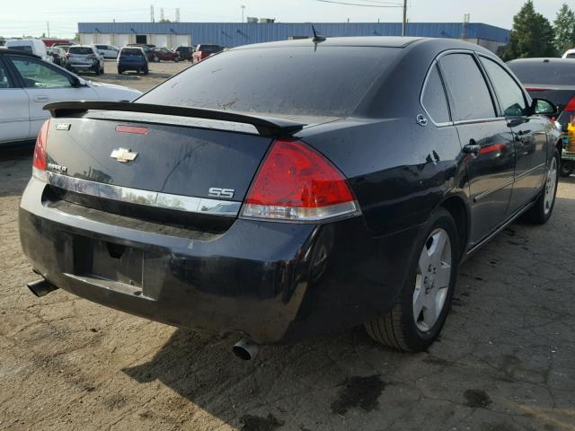 2G1WD58C769369620 - 2006 CHEVROLET IMPALA SUP 黑色 照片 4