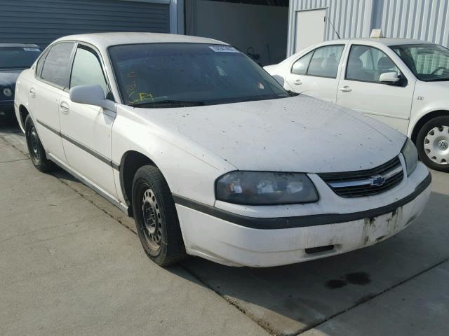 2G1WF52E049173343 - 2004 CHEVROLET IMPALA WHITE photo 1