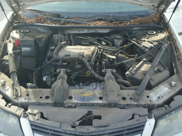 2G1WF52E049173343 - 2004 CHEVROLET IMPALA WHITE photo 7