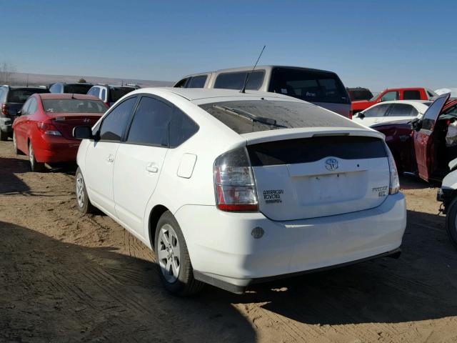 JTDKB20U353091983 - 2005 TOYOTA PRIUS WHITE photo 3