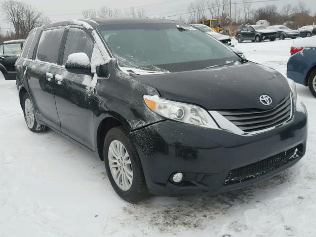 5TDYK3DC6FS652243 - 2015 TOYOTA SIENNA XLE BLACK photo 1