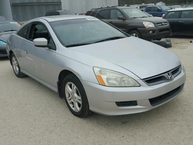 1HGCM72607A003773 - 2007 HONDA ACCORD EX SILVER photo 1