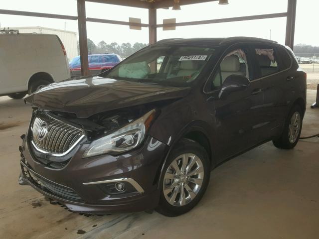 LRBFXBSA5HD092345 - 2017 BUICK ENVISION E BURGUNDY photo 2