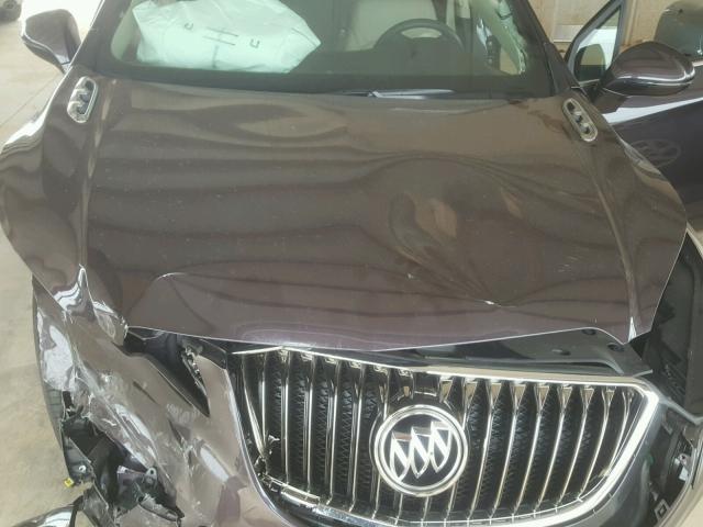 LRBFXBSA5HD092345 - 2017 BUICK ENVISION E BURGUNDY photo 7