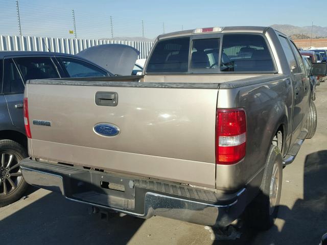 1FTPW12555KE85887 - 2005 FORD F150 SUPER GOLD photo 4