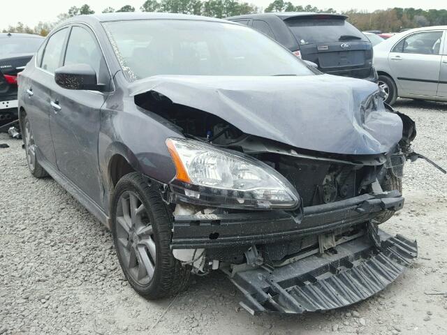 3N1AB7AP9EY271965 - 2014 NISSAN SENTRA S GRAY photo 1