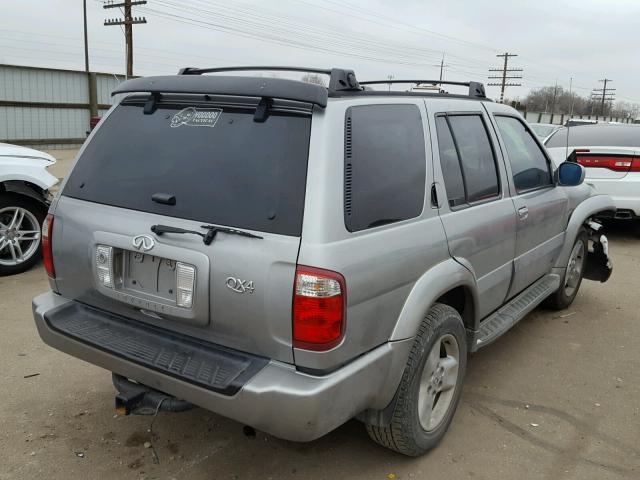 JNRDR09Y71W217415 - 2001 INFINITI QX4 GRAY photo 4