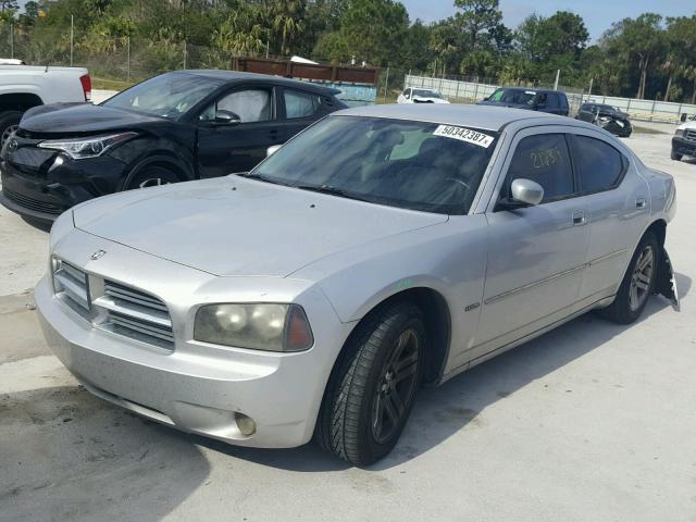 2B3KA53H96H173588 - 2006 DODGE CHARGER R/ SILVER photo 2