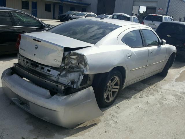 2B3KA53H96H173588 - 2006 DODGE CHARGER R/ SILVER photo 4