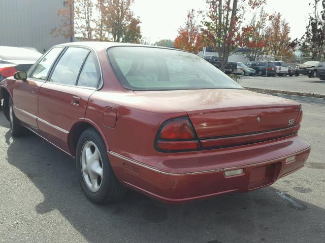 1G3HY52K6V4814919 - 1997 OLDSMOBILE LSS RED photo 3