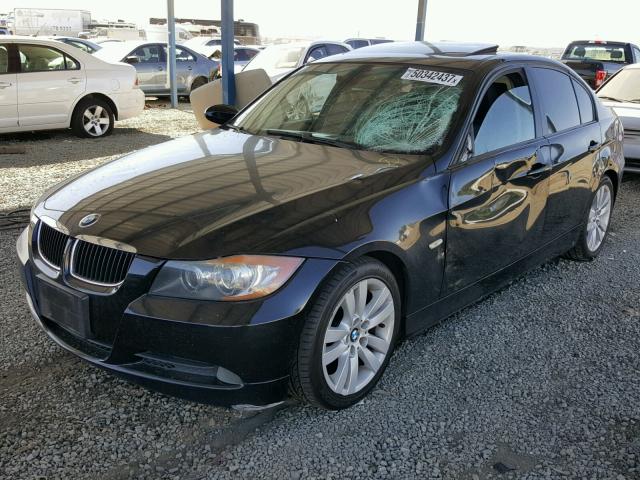 WBAVB13546KR59943 - 2006 BMW 325 I BLACK photo 2