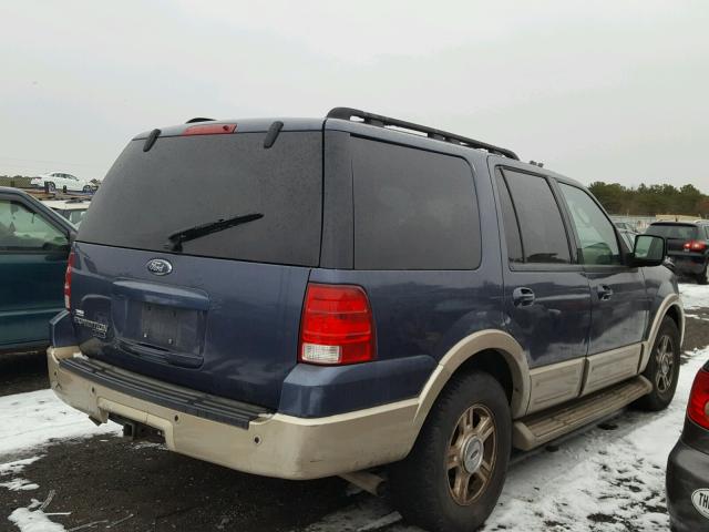 1FMFU18546LA05788 - 2006 FORD EXPEDITION BLUE photo 4