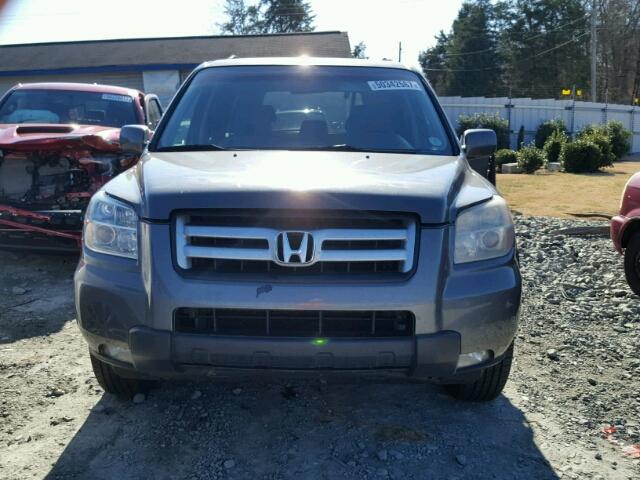 5FNYF28407B035721 - 2007 HONDA PILOT EX GRAY photo 9