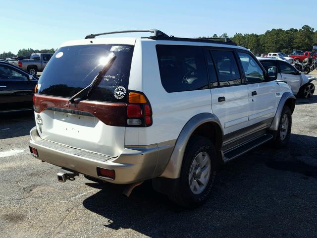 JA4LS31H7YP817105 - 2000 MITSUBISHI MONTERO SP WHITE photo 4