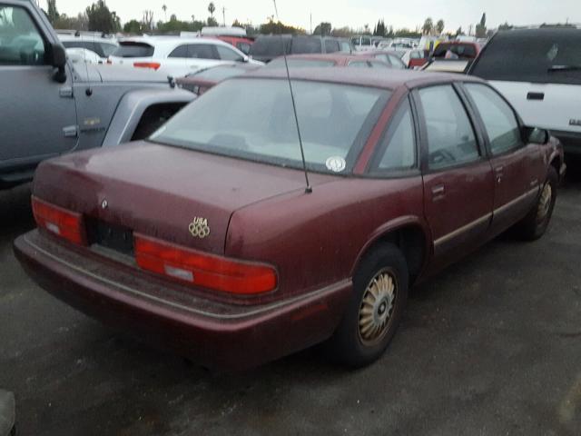 2G4WB52K1T1454410 - 1996 BUICK REGAL CUST BURGUNDY photo 4