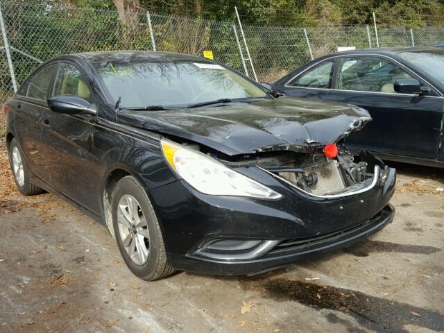 5NPEB4AC9CH465089 - 2012 HYUNDAI SONATA GLS BLACK photo 1