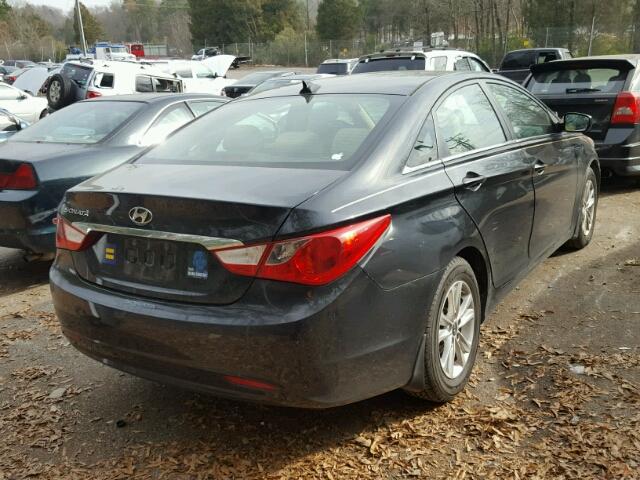 5NPEB4AC9CH465089 - 2012 HYUNDAI SONATA GLS BLACK photo 4