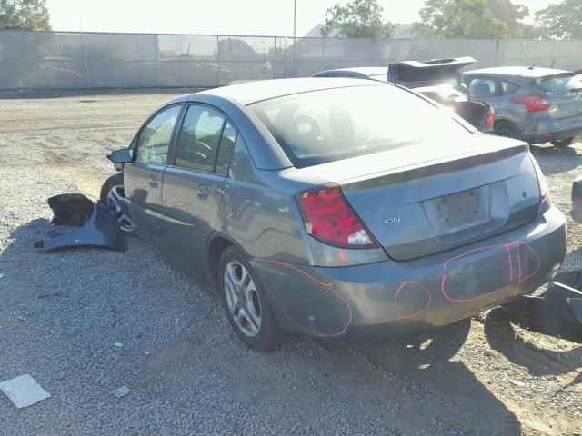 1G8AL52F24Z170981 - 2004 SATURN ION LEVEL GRAY photo 3