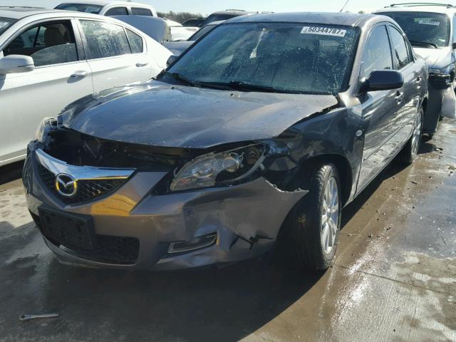 JM1BK32F071651834 - 2007 MAZDA 3 I GRAY photo 2