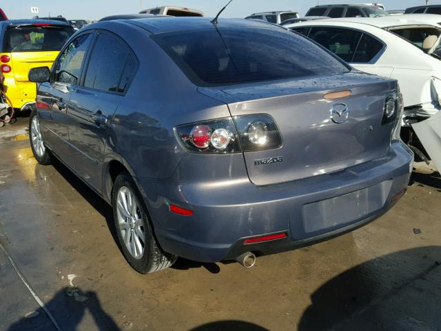 JM1BK32F071651834 - 2007 MAZDA 3 I GRAY photo 3