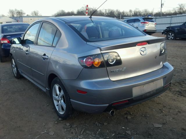 JM1BK324461435871 - 2006 MAZDA 3 S GRAY photo 3